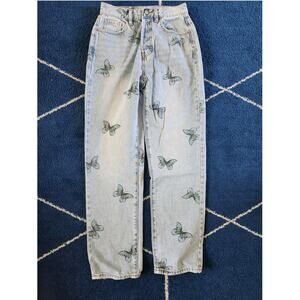 PacSun Women's Butterfly Dad Jeans -25